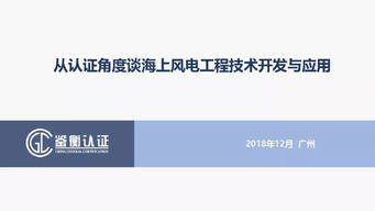從認證視角看海上風電工程的技術開發與應用 鑒衡認證楊洪源的專業洞見