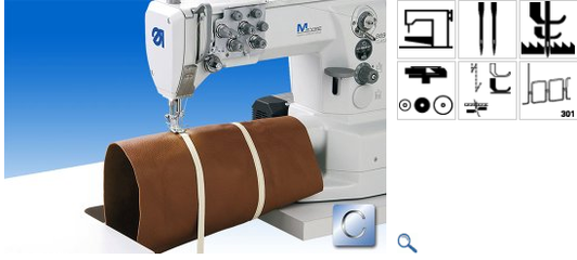 869-280122M-TYPE 869 經典型銀裝版 &ndash; 帶自動剪線、自動抬壓腳和倒回針等基本自動功能