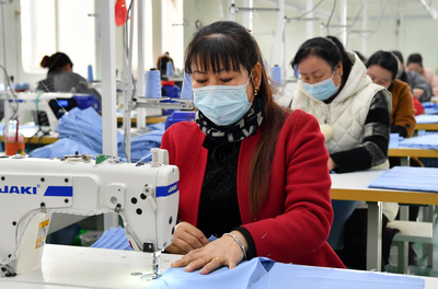 社區工廠有序復工 助力百姓脫貧增收